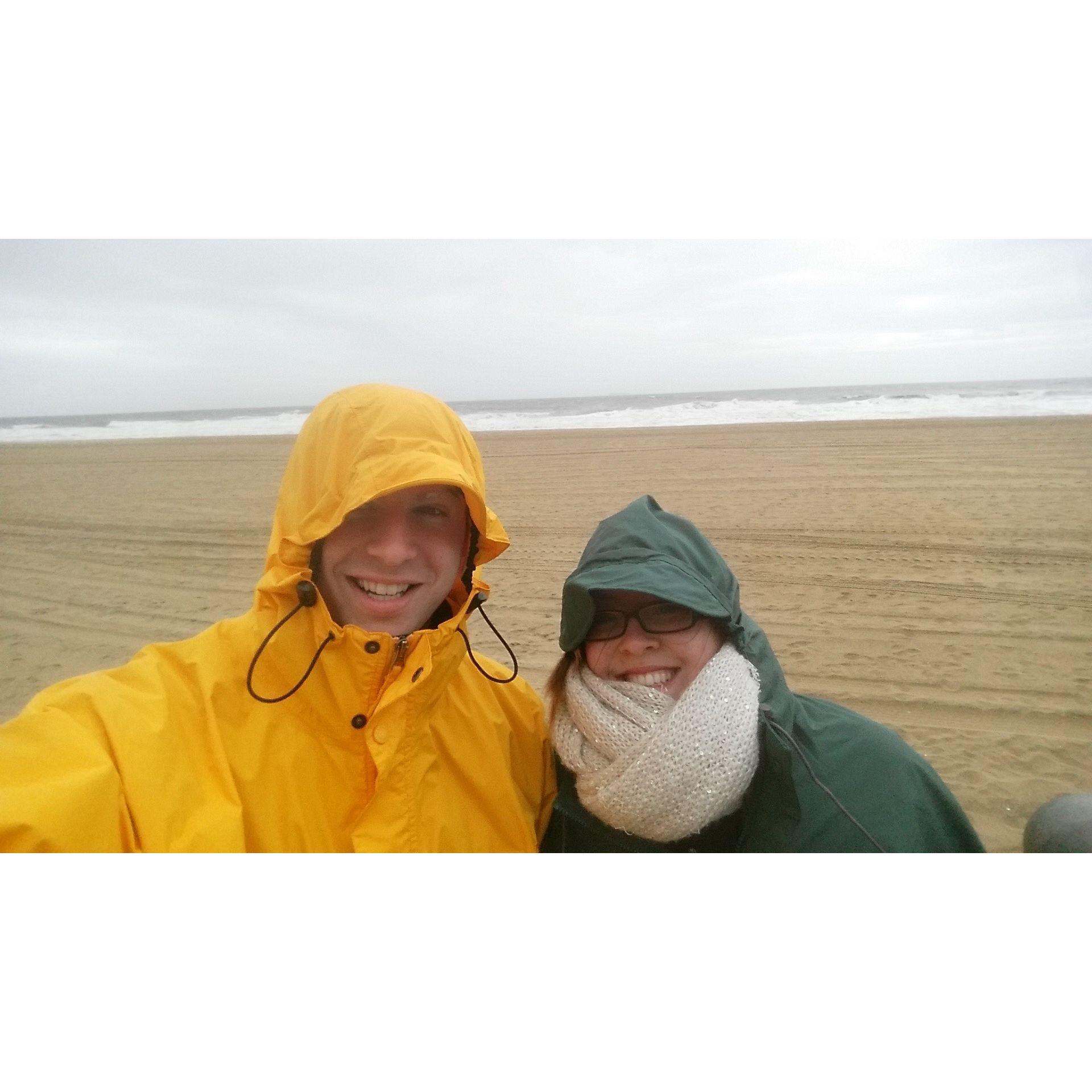We tried to have a beach day in Virginia Beach and this is what happened