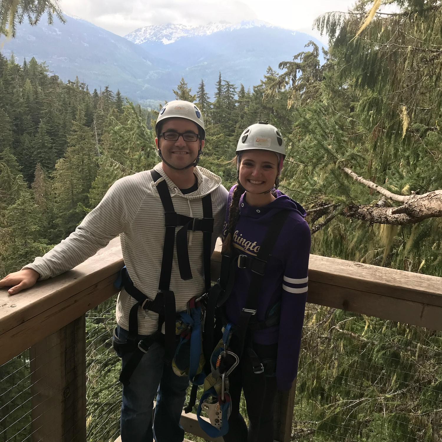 Zip Lines in Whistler, B.C., 2018