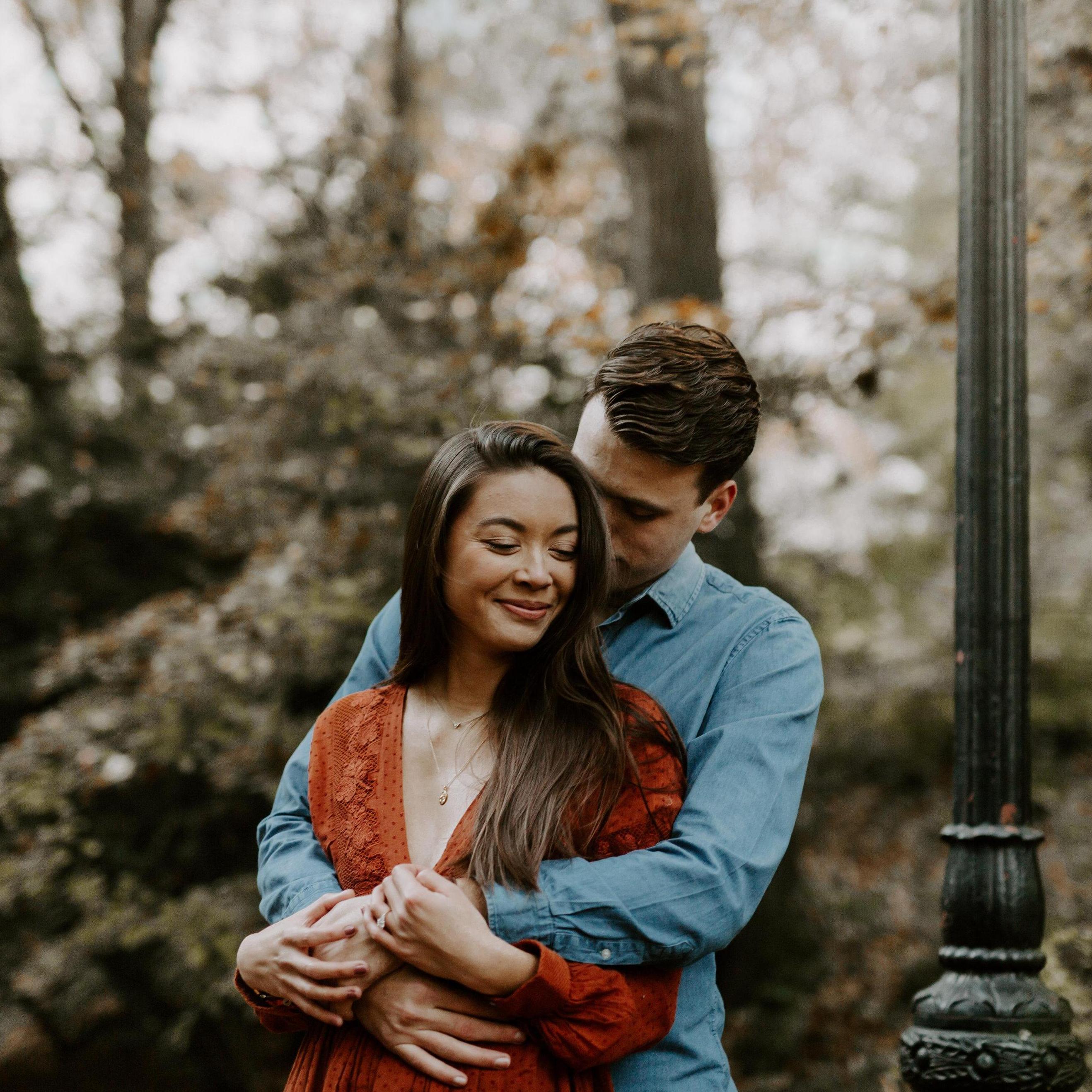 Engagement shoot in Central Park