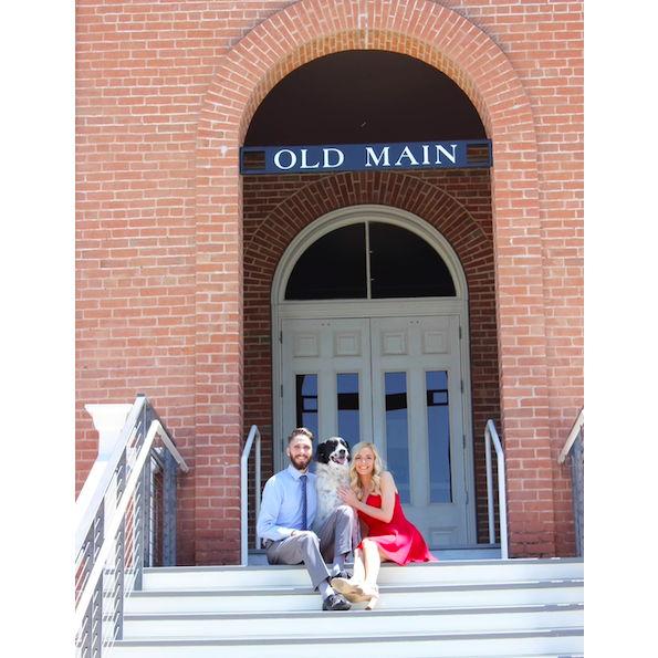 Taking graduation photos with Fiona. April 23rd, 2020