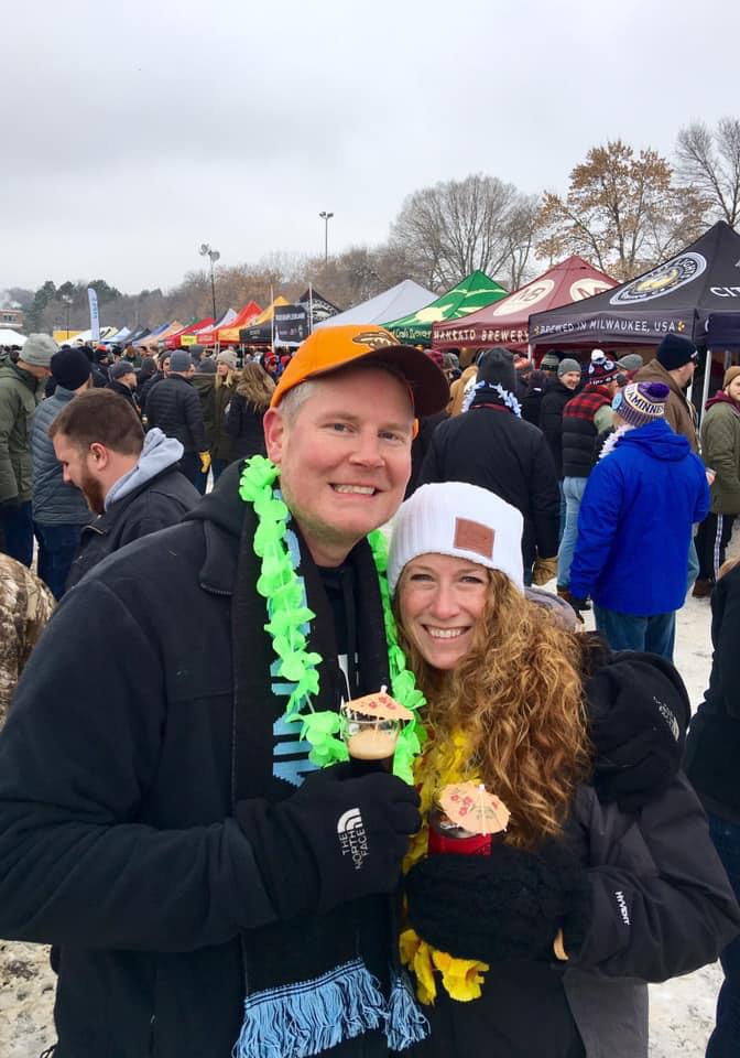 Winter Beer Dabbler. Only in Minnesota.