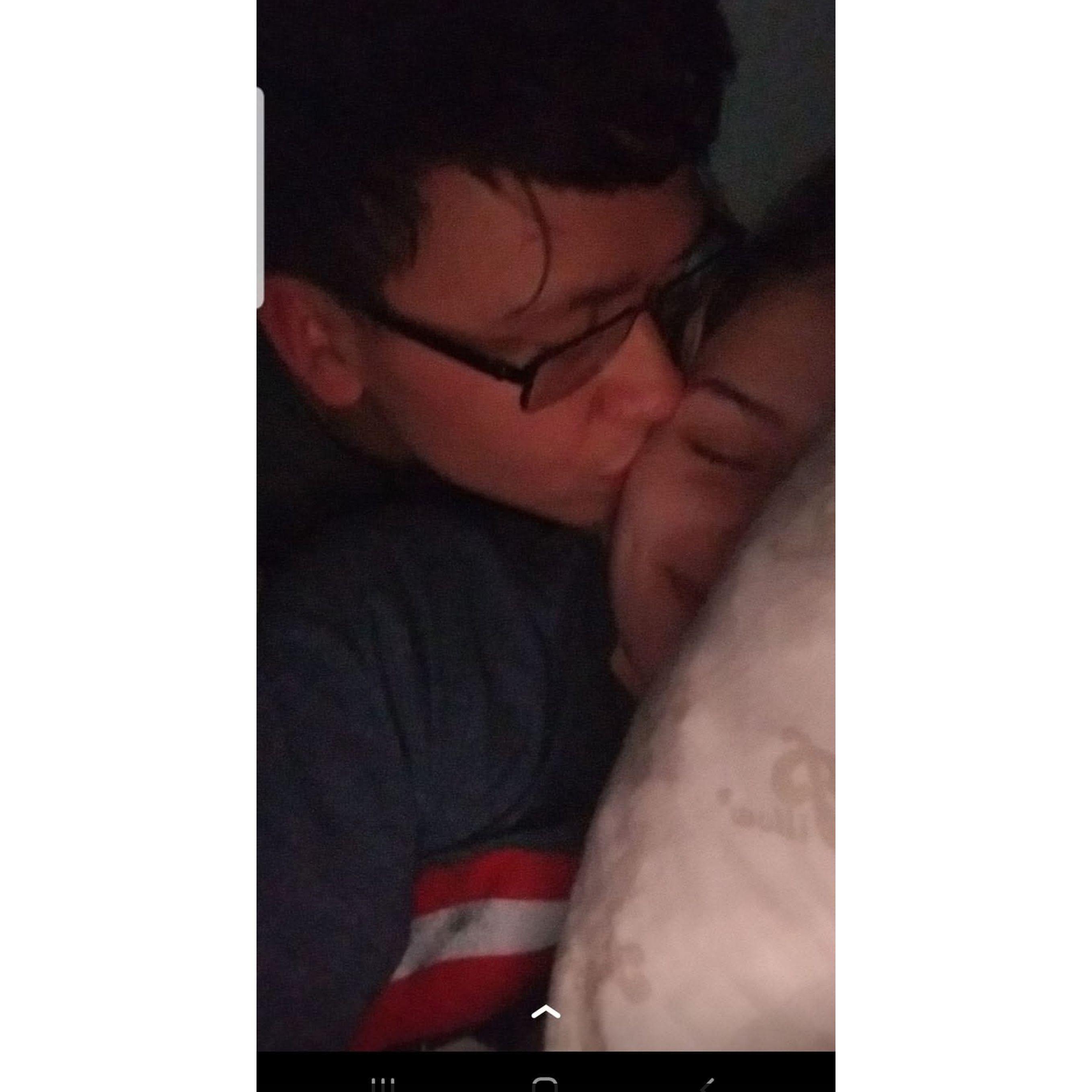 First photo the bride posted of her and the groom!