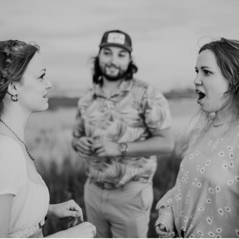 This was my face when I found out the two worst secret keepers I know had been planning this for months without me knowing.