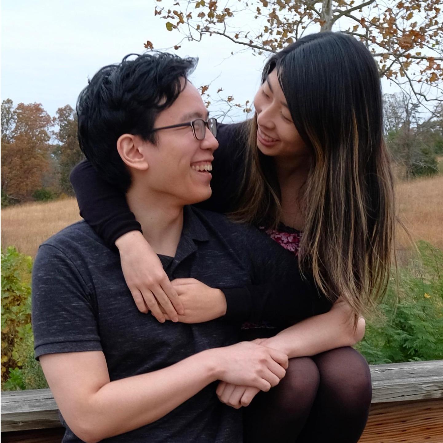 After meeting with our florist, we found a lovely place off the side of the road in Virginia where Nicole helped us take some lovely fall photos <3
