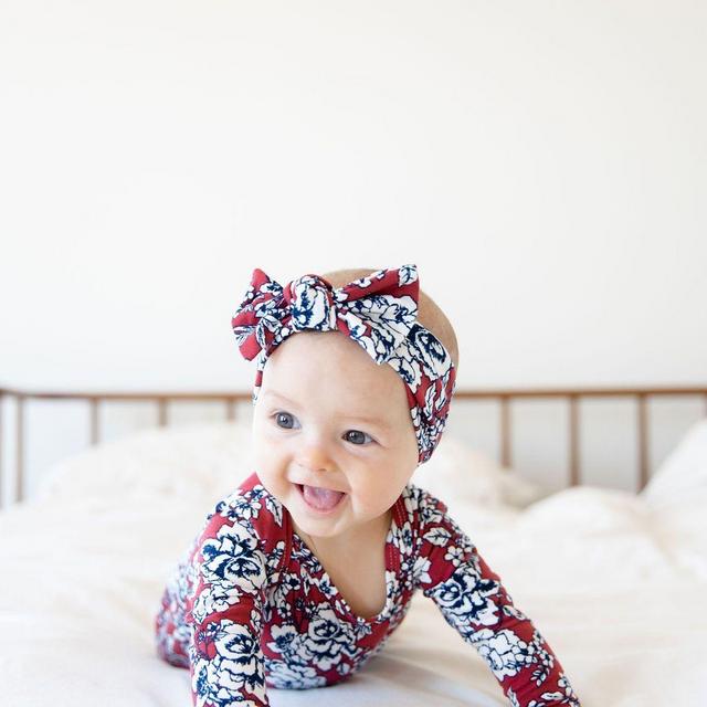 DARK RUST + NAVY FLORAL