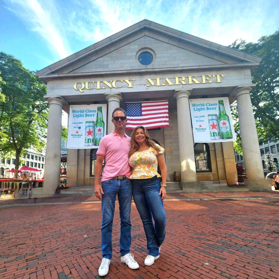 Boston for my cousin Maria's wedding at the Cape, and we celebrated our 7th anniversary there.  July 2024