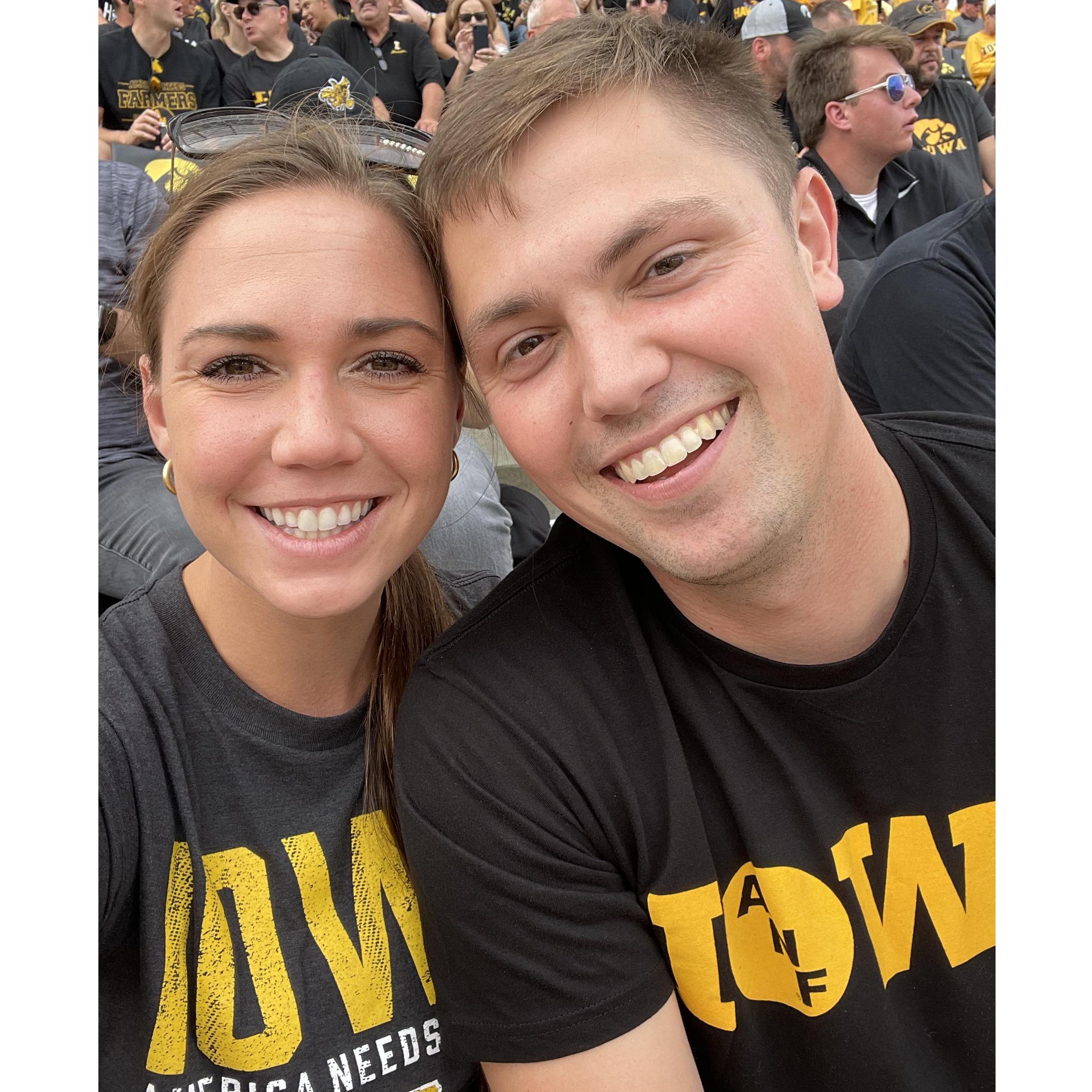 Iowa vs Penn State (Iowa Won)!
