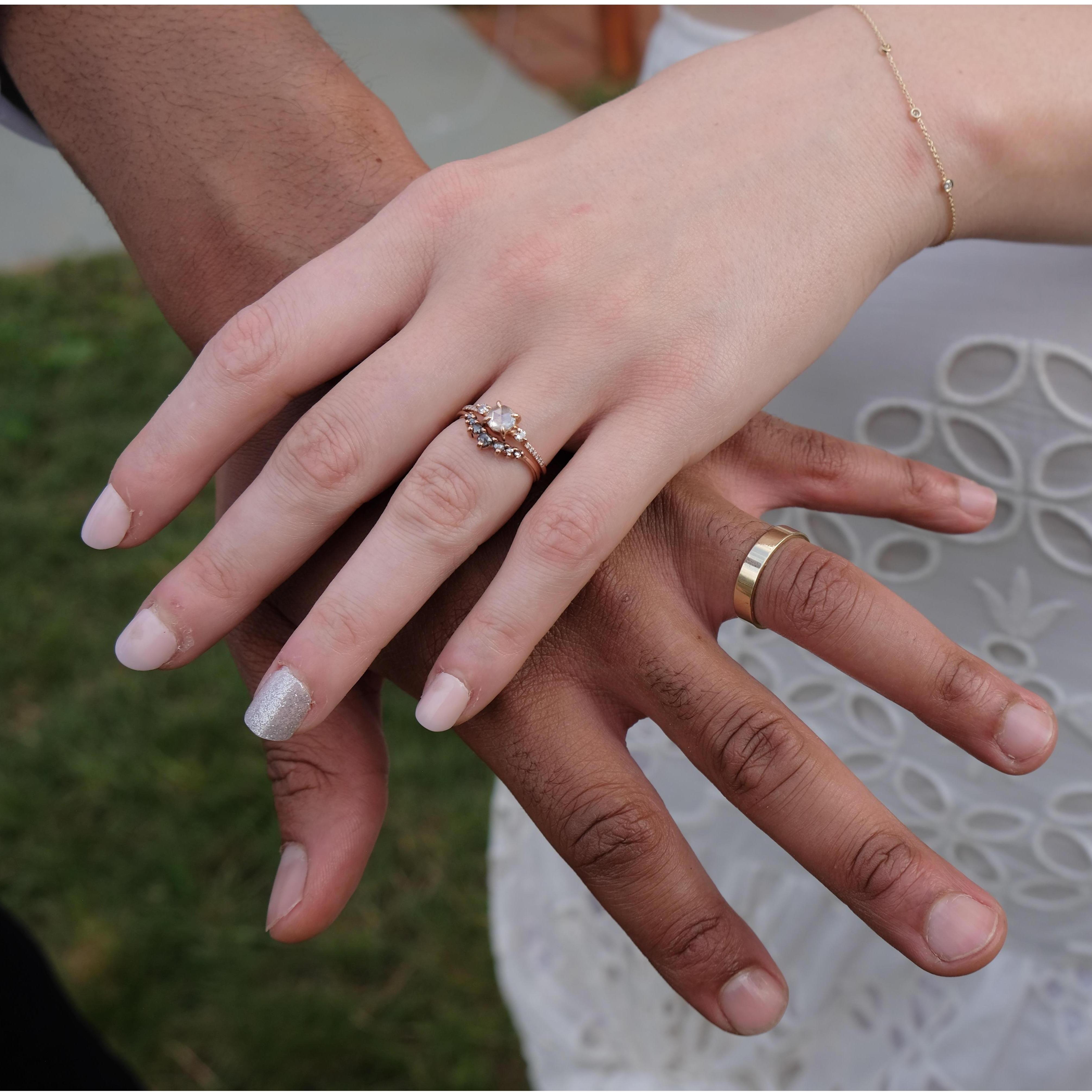 Our rings!
