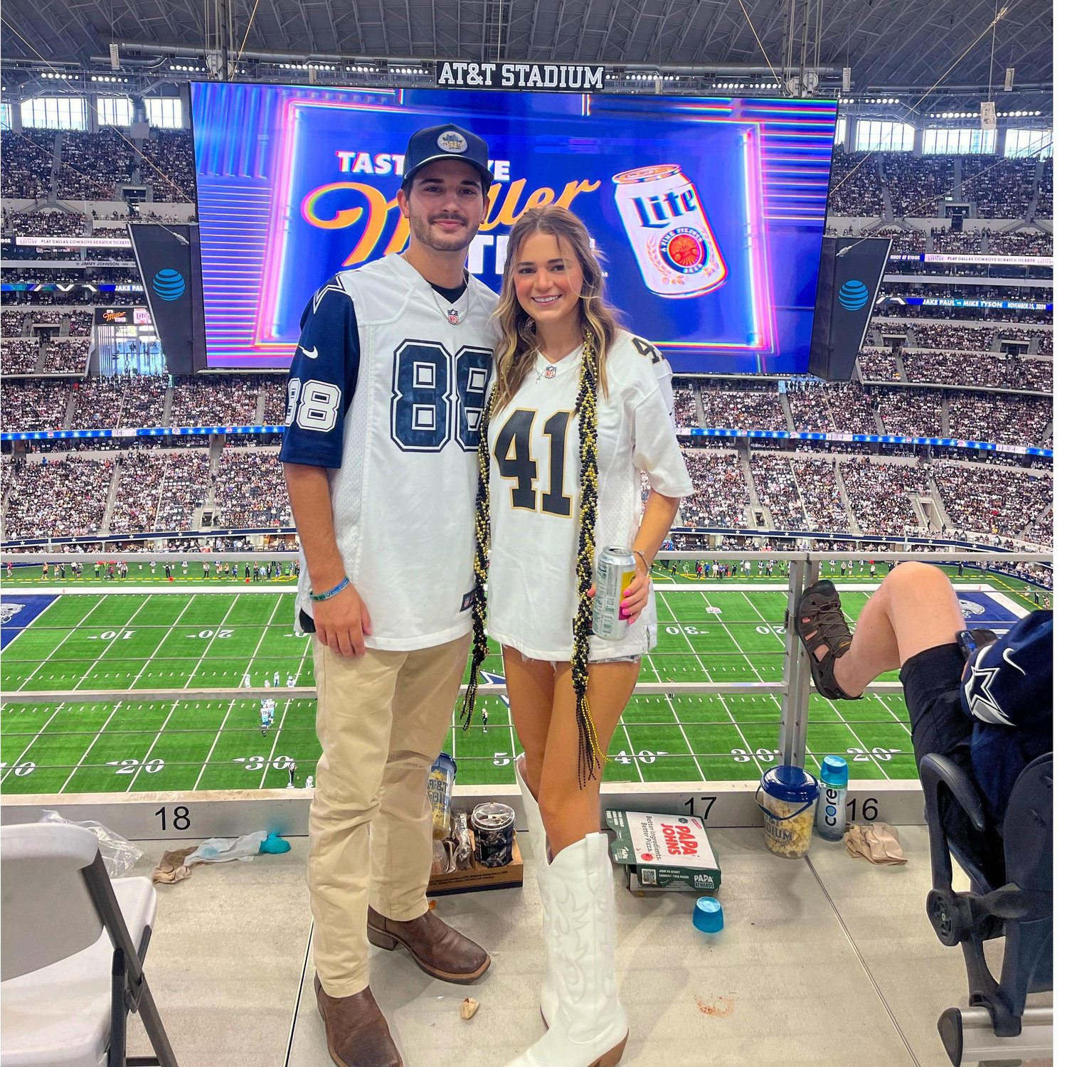 Saints vs Cowboys - (The Saints won!!!)
