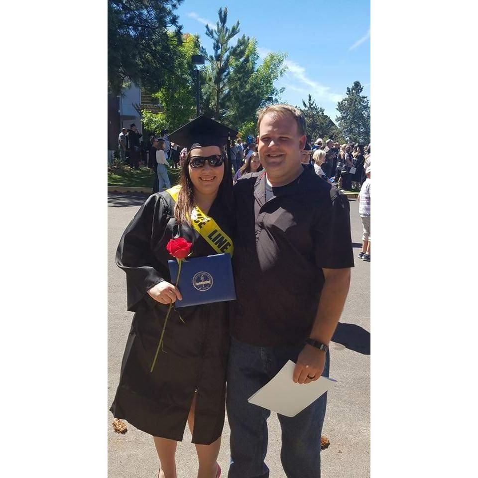 On my graduation day