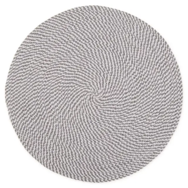 Bee & Willow™ Home Two-Tone Braided Placemat in Grey