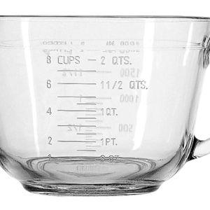Anchor Hocking Batter Bowl, 2 Quart Glass Mixing Bowl