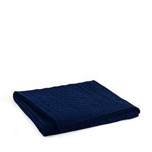Ralph Lauren Cable Cashmere Throw Blanket