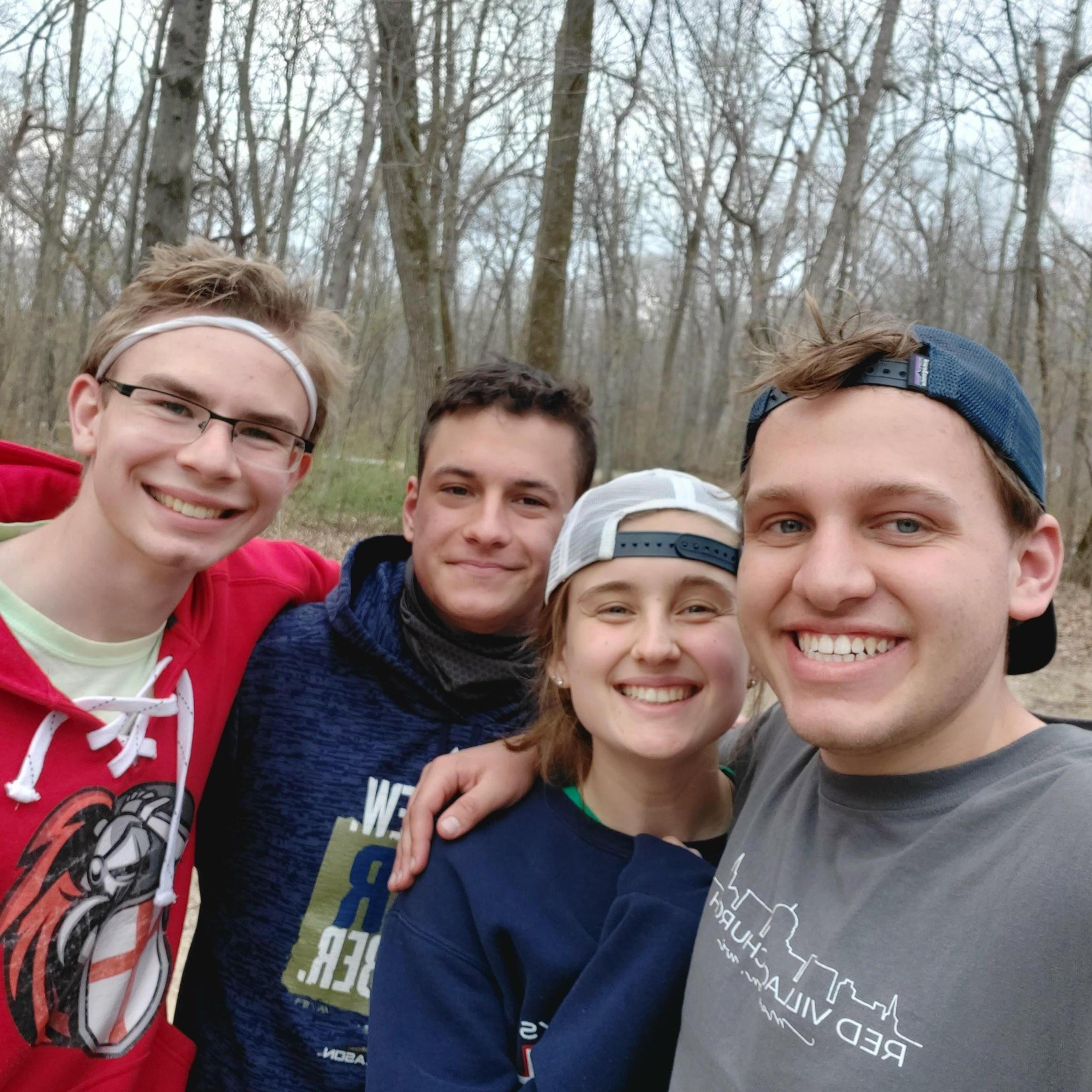 Camping with Seth and Caleb (two of the groomsman)