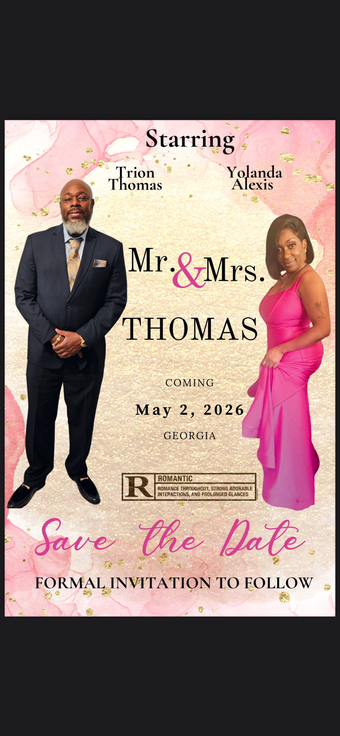 The Wedding Website of Trion Thomas and Yolanda Alexis