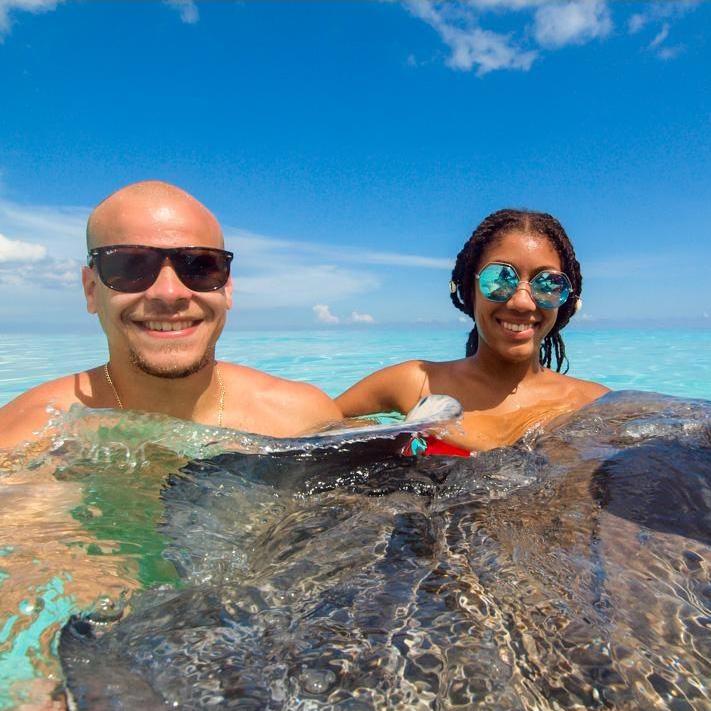 Stingray Sandbar in the Cayman Islands