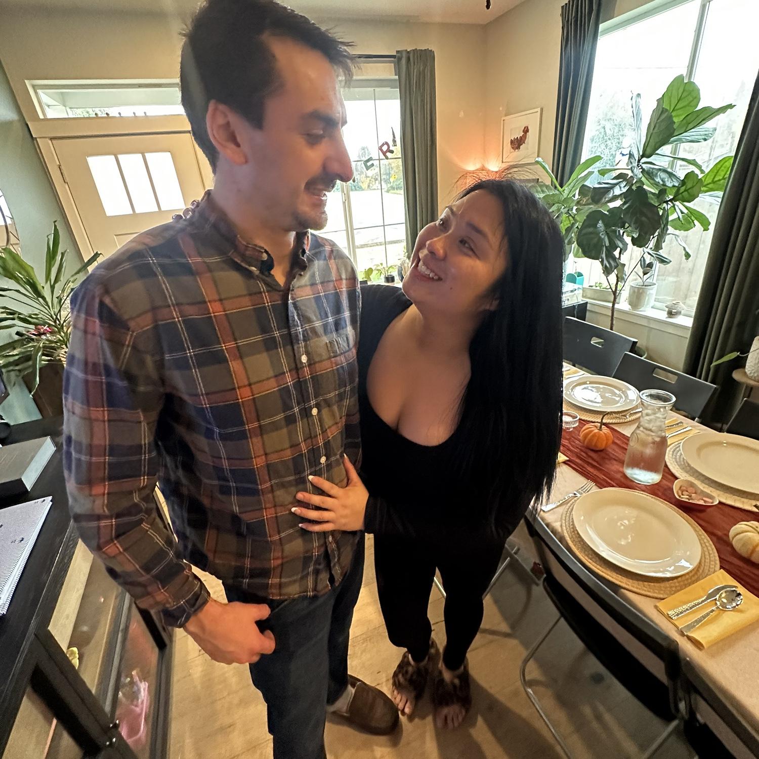 Kolby and Sara were proud to host their first Thanksgiving at their new home, surrounded by family and friends. They also keep a standing open invite for friends who don’t have plans.