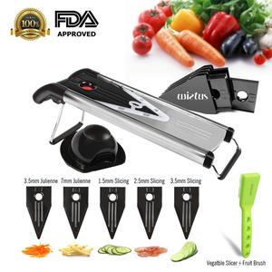 Wietus V Blade Stainless Steel Vegetable, Fruit,Julienne and Mandoline Slicer