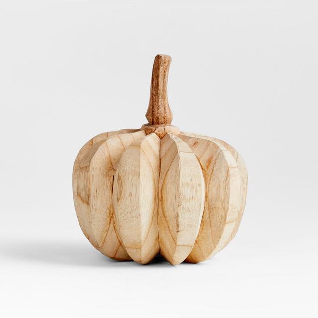 Small Wood Pumpkin