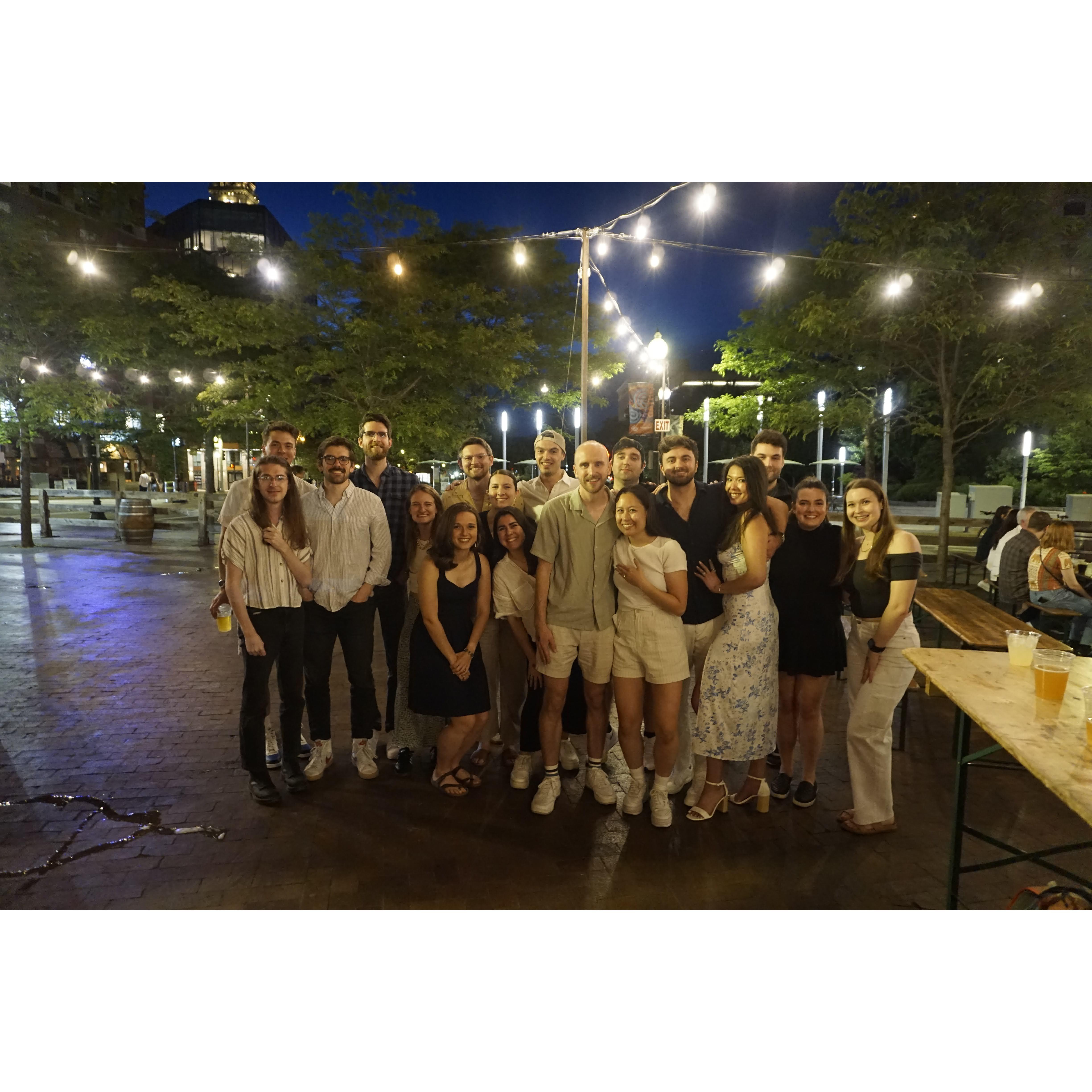 Post-posal meet up with friends