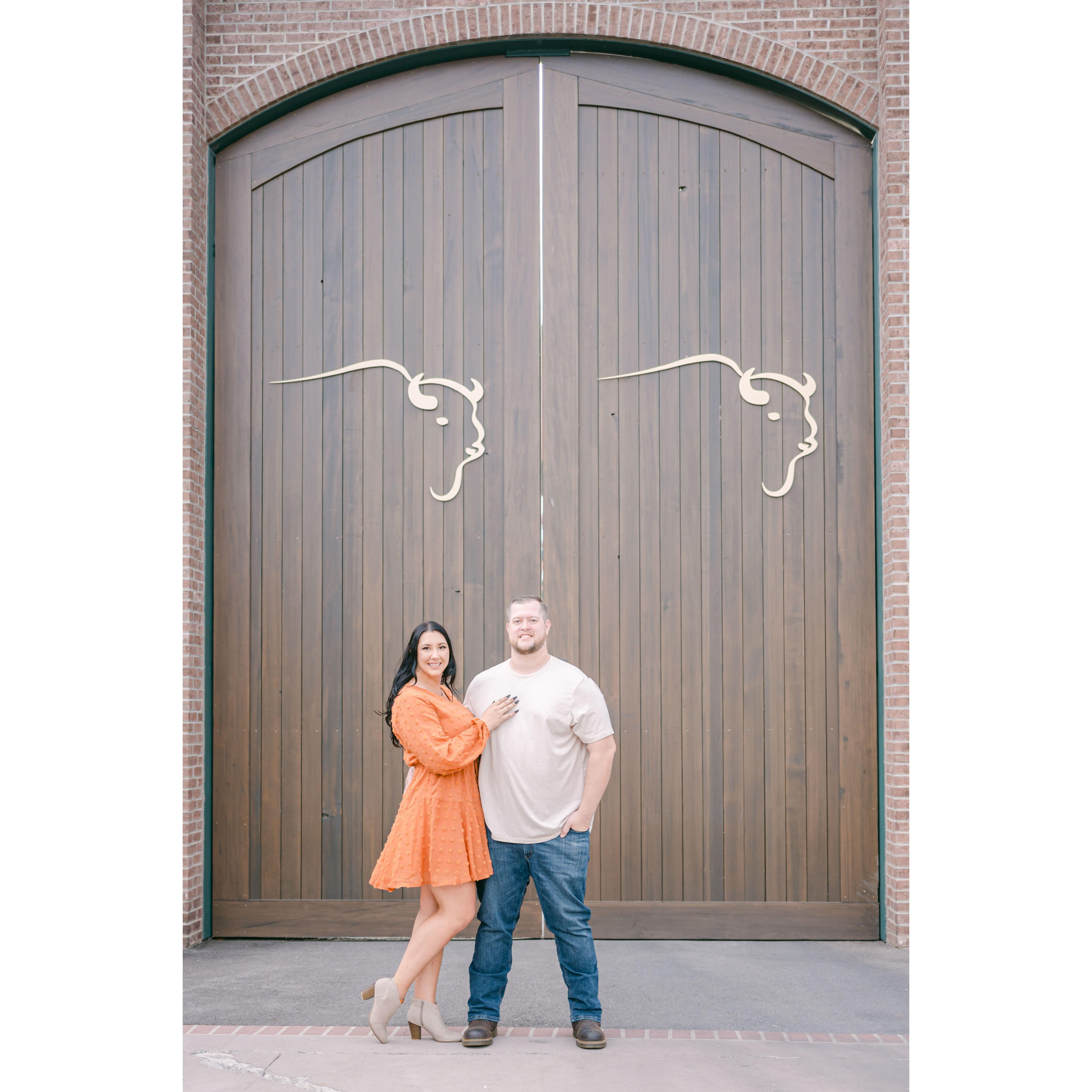 I adore these doors at Buffalo Trace. If it wasn't already booked up, we would have had the wedding here.