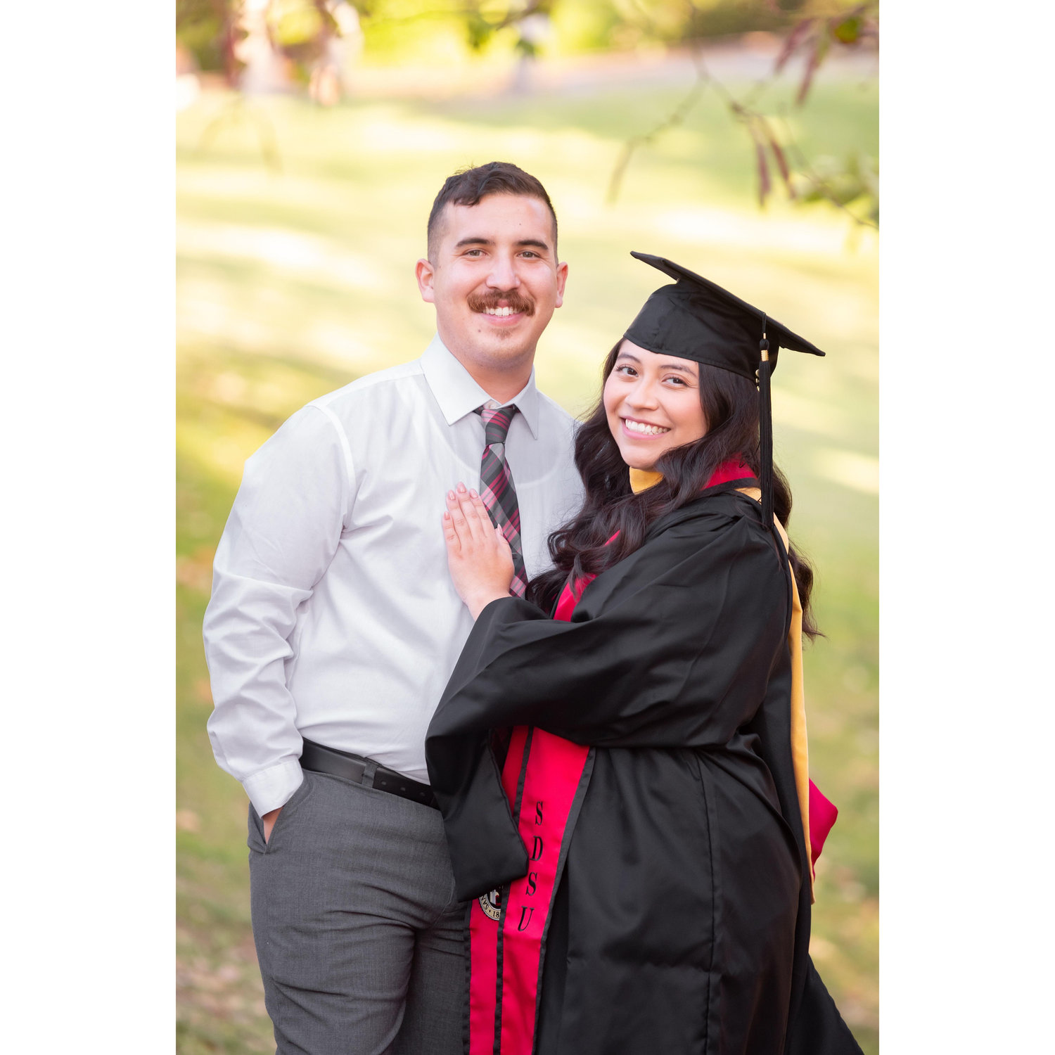 When Michelle graduated from San Diego State University with her Master's degree