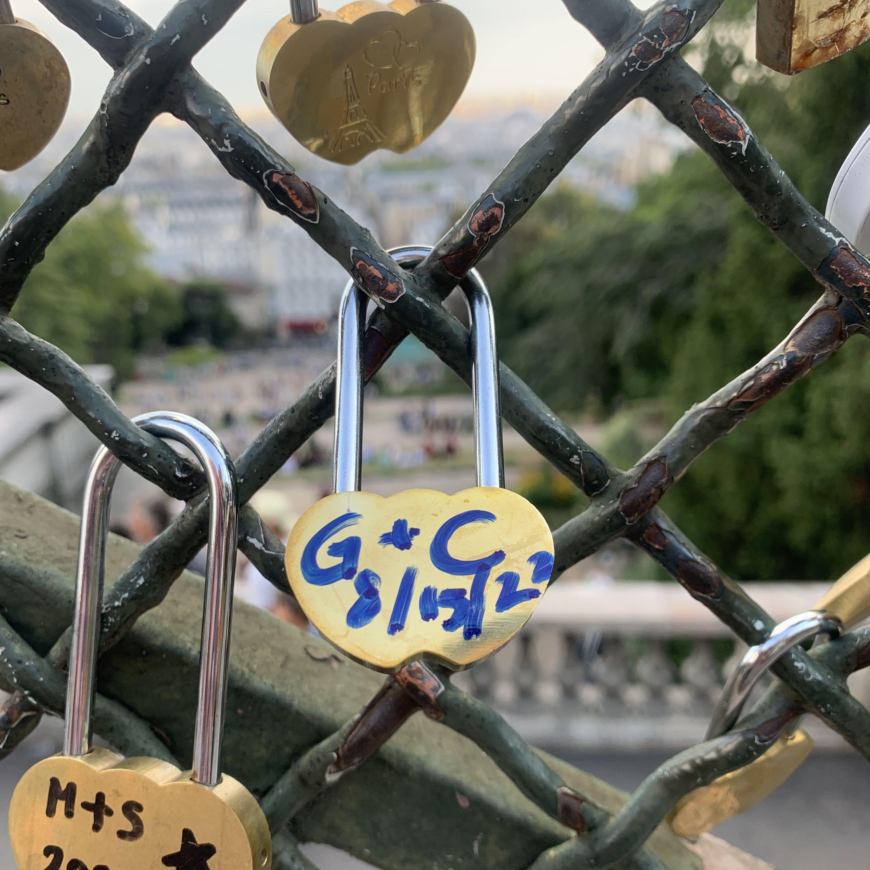 Locking our Love in Paris <3