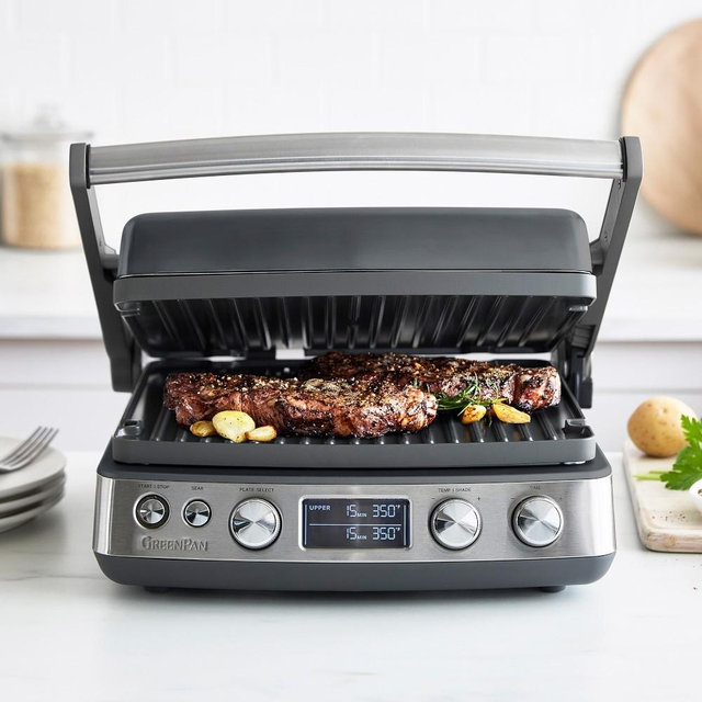 GreenPan™ Elite Multi Grill & Griddle, Graphite
