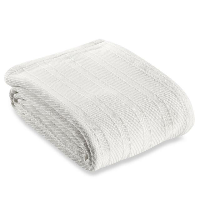 Wamsutta® Classic HomeGrown™ Cotton King Blanket in White