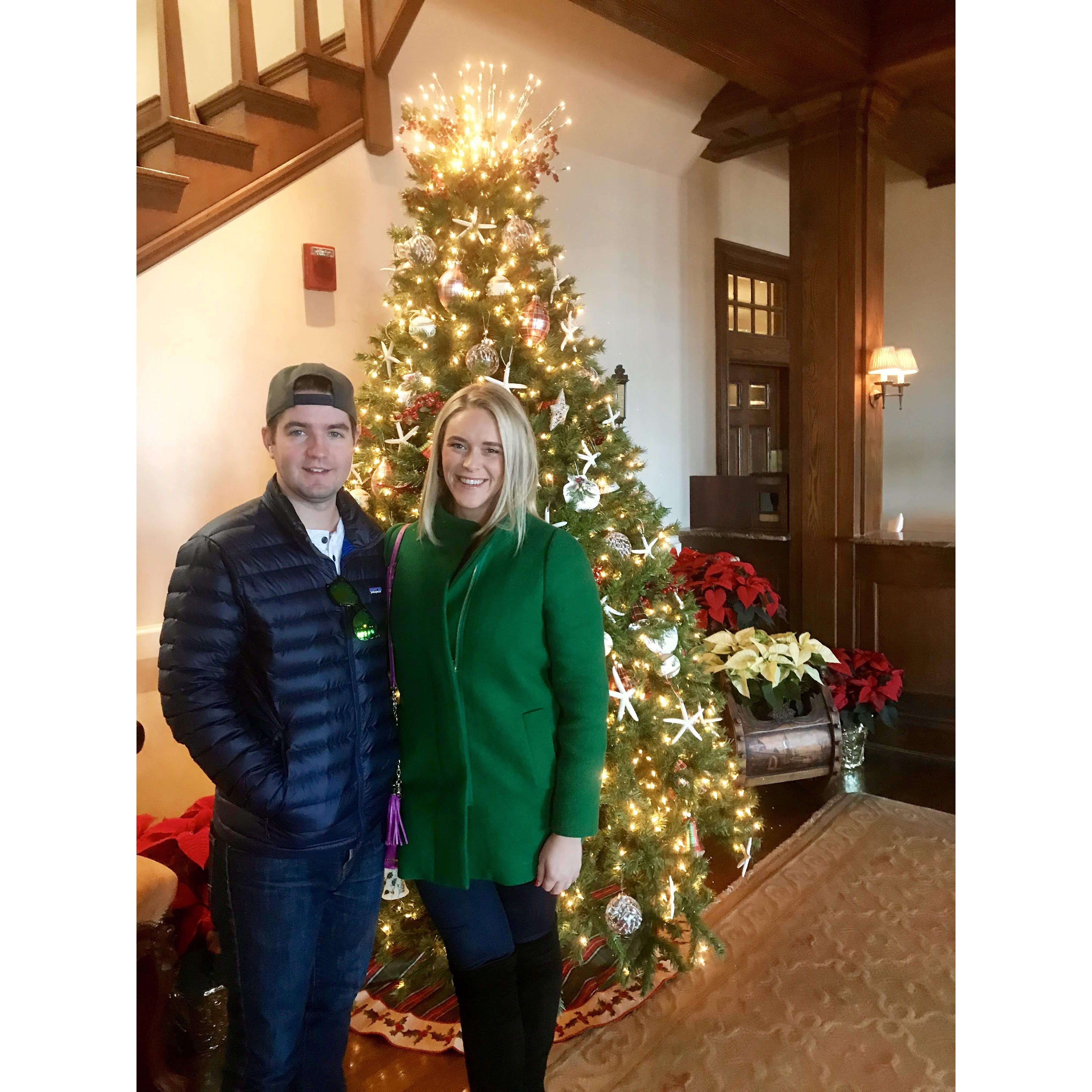 NOV. 2018 - getting in the holiday spirit at The Chatham's Bar Inn. 