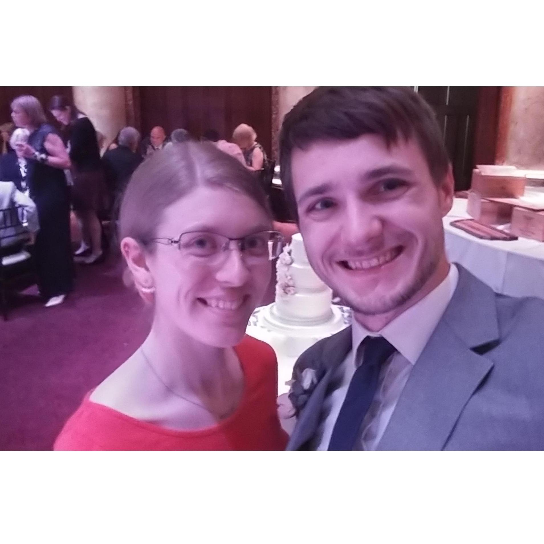 Marshall was best man for his best man's wedding.