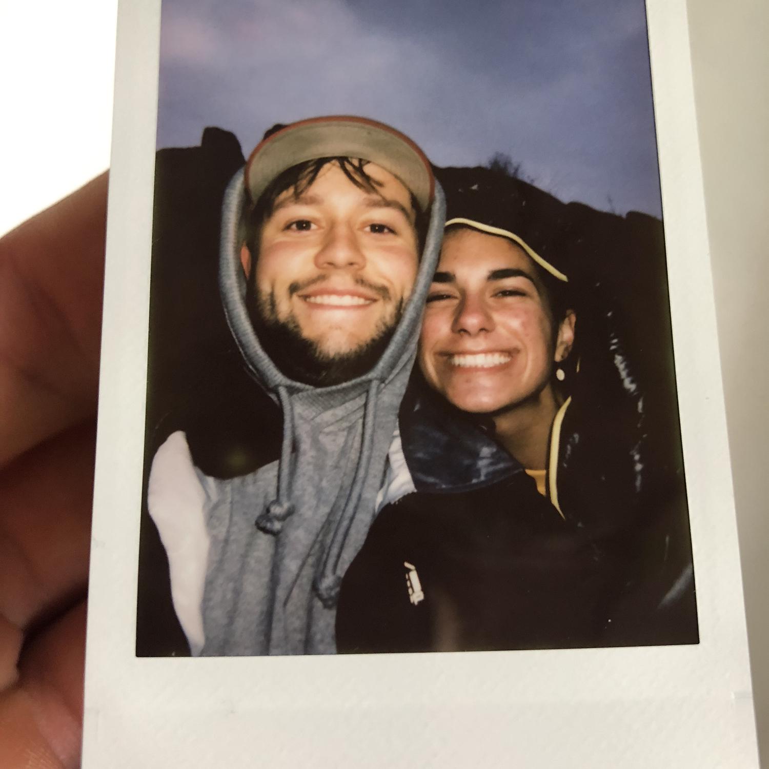 This was our second date!

We hike Spencer's Butte. We got up at the butt crack of dawn to see the sunrise. Let's just say that Gracie was a trooper.