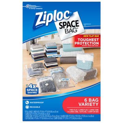 Ziploc® Spacebag® 6-Count Variety Pack in Clear