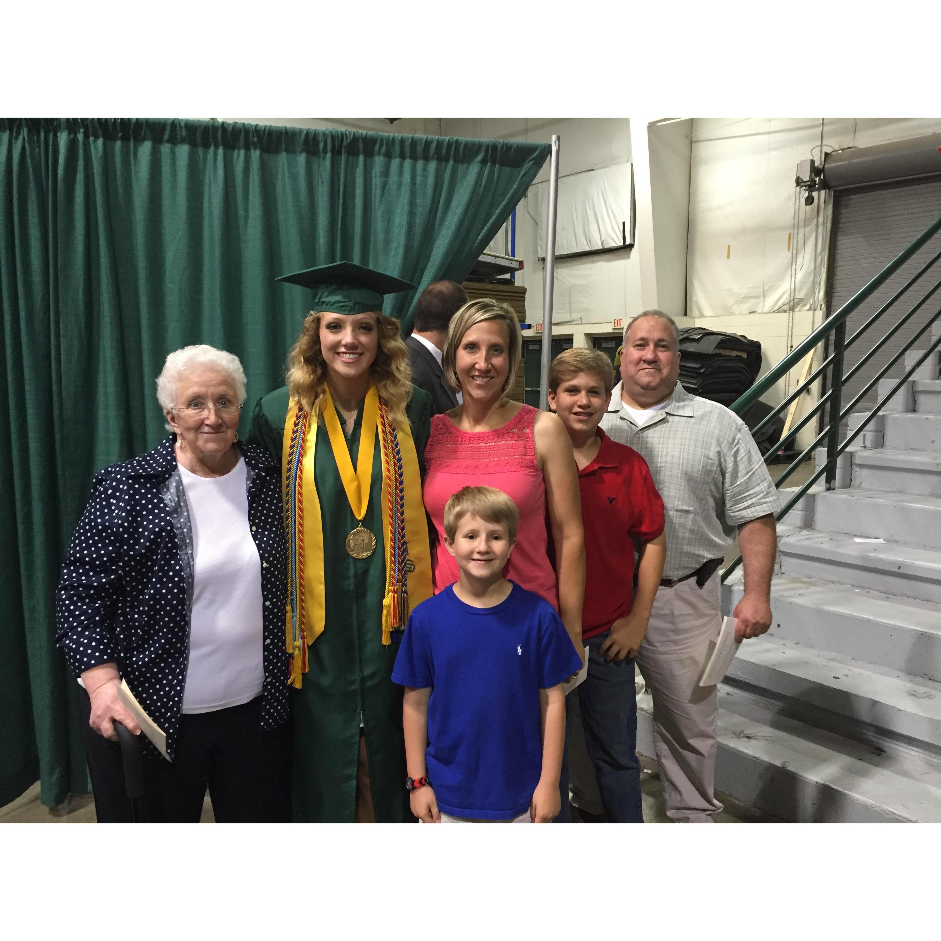 Courtney's family 2016