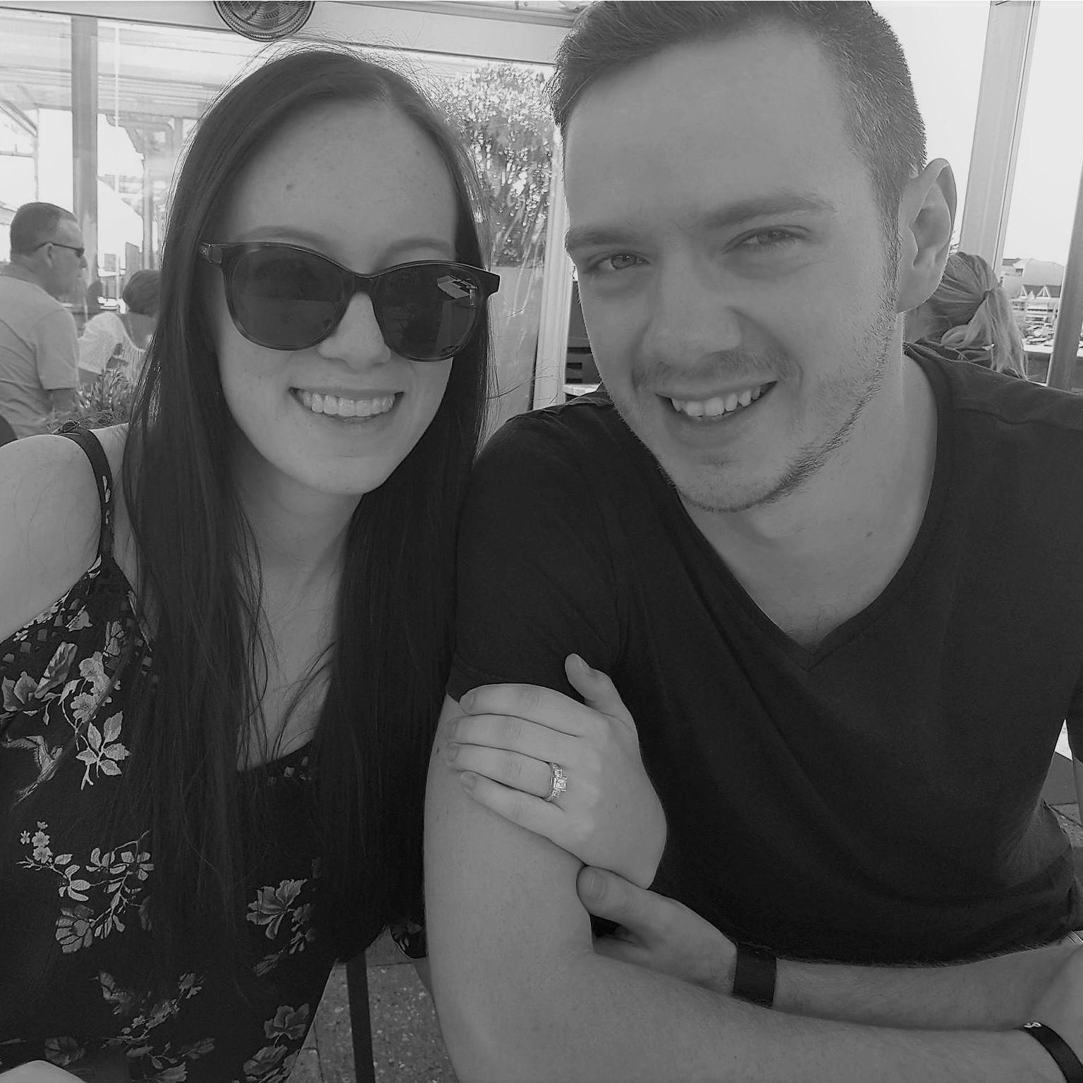 First day of being engaged!