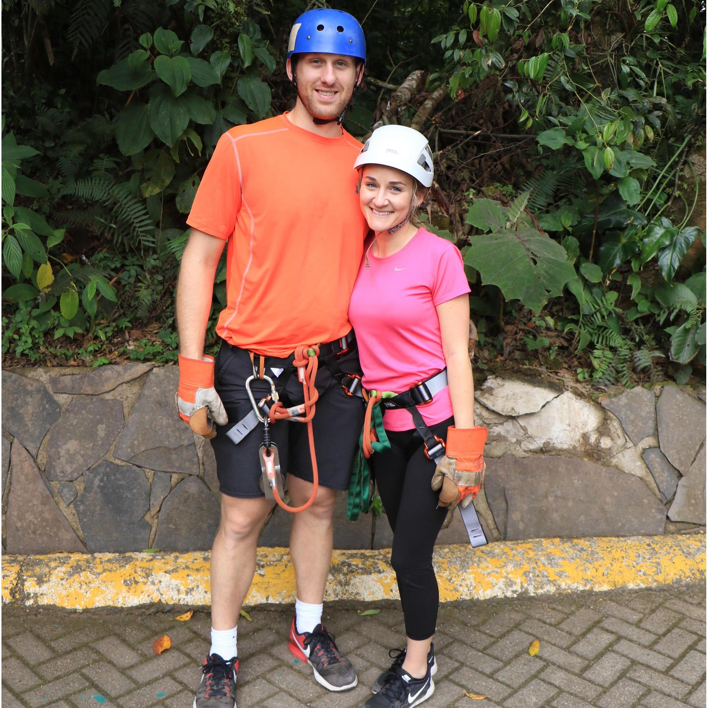 Zip lining