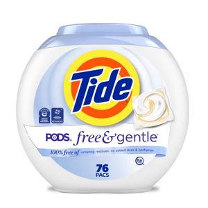 Tide Unscented Free & Gentle HE Deep Cleaning Concentrated Laundry Detergent Pods