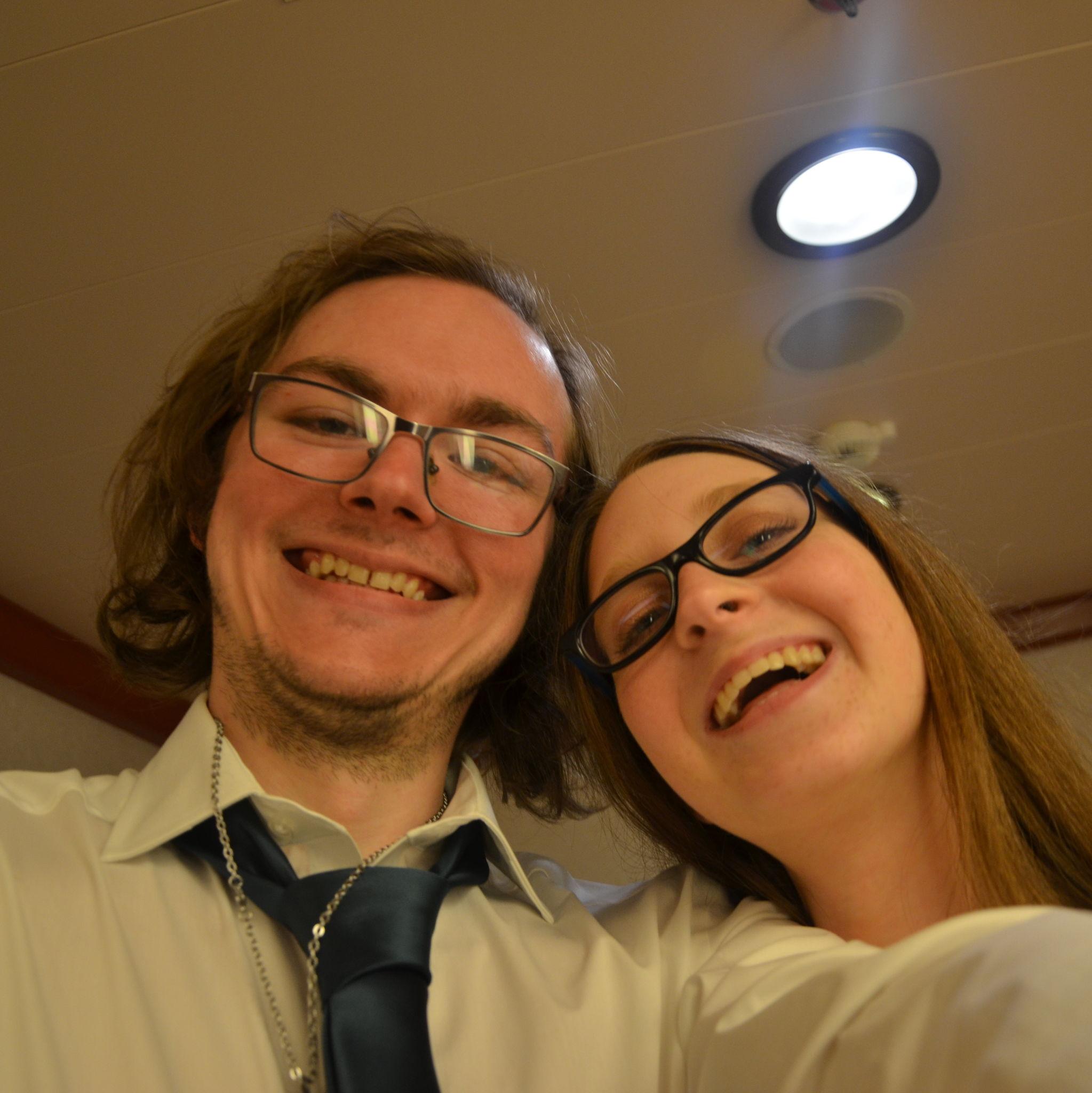 His favorite picture from the cruise