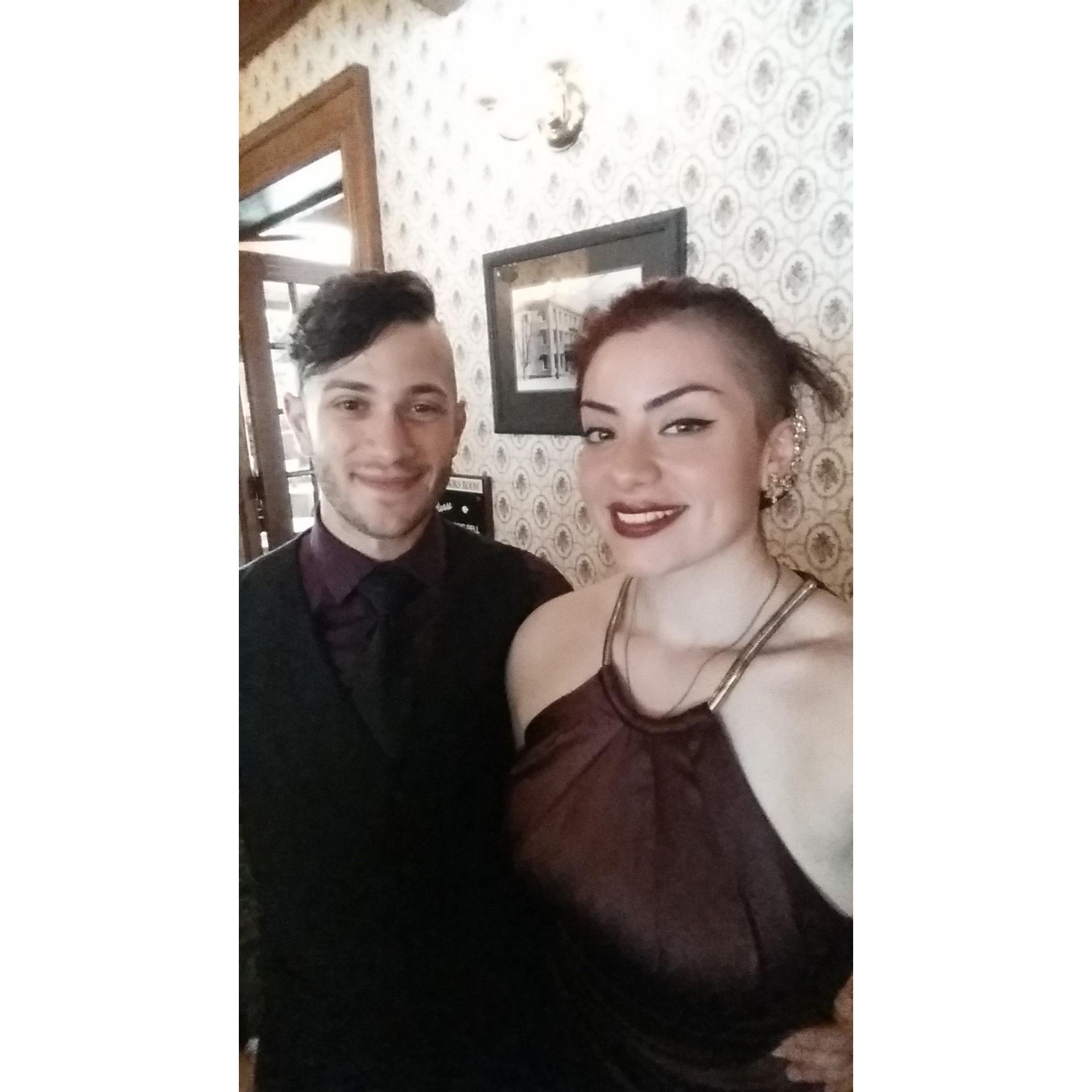 Our first wedding together <3