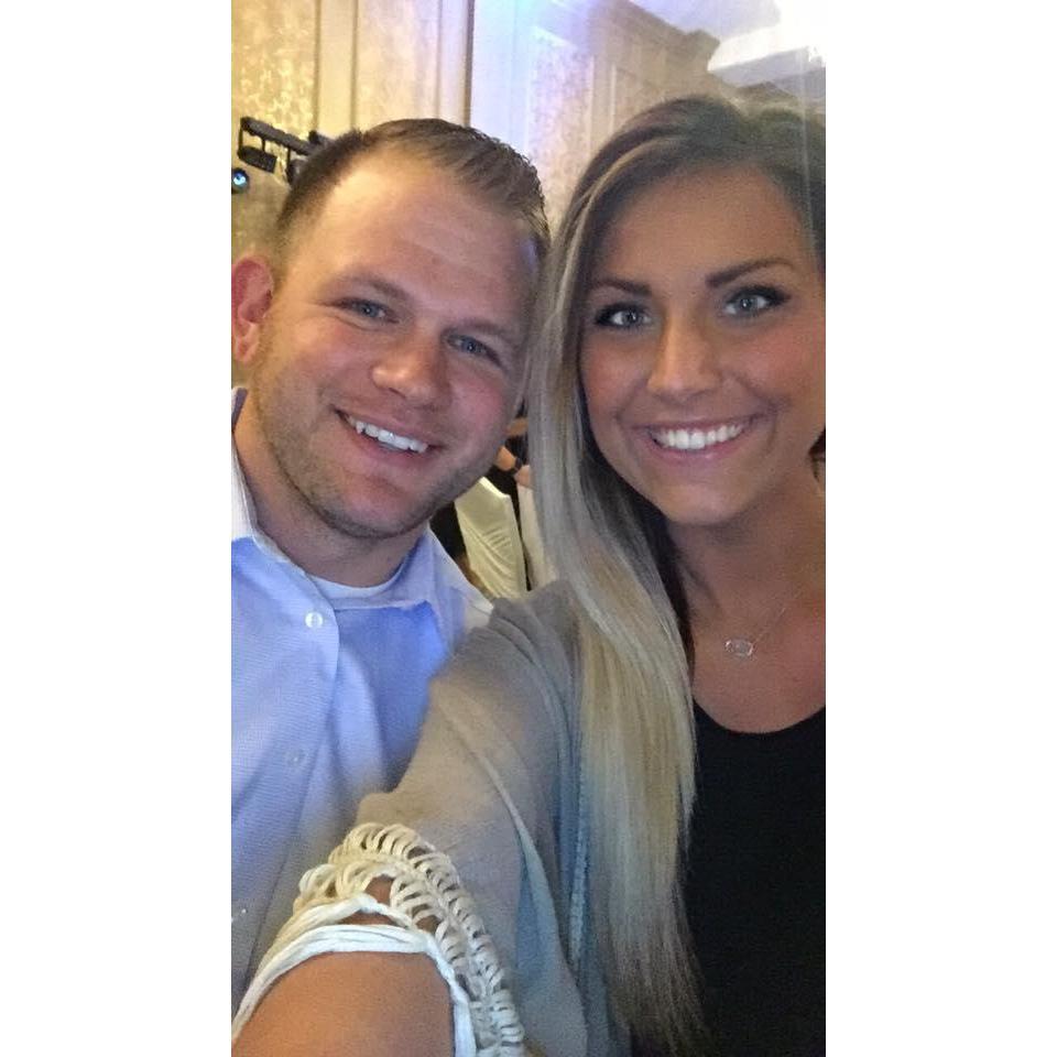 Our first wedding together