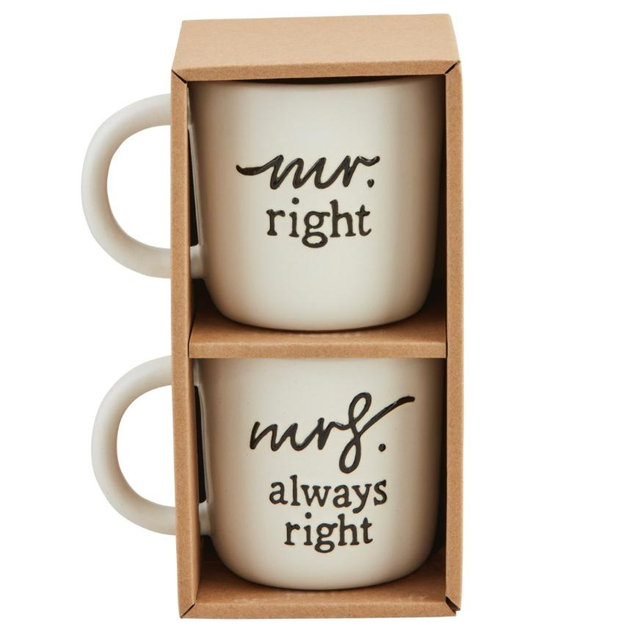 Mr. And Mrs. Mug Set