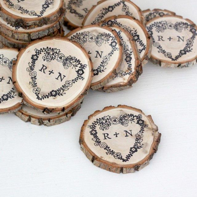Wedding party favors, (Set of #20) Wedding favors, Guest favors, Wedding coasters, Wedding decorations, Rustic wedding, Wedding centerpieces