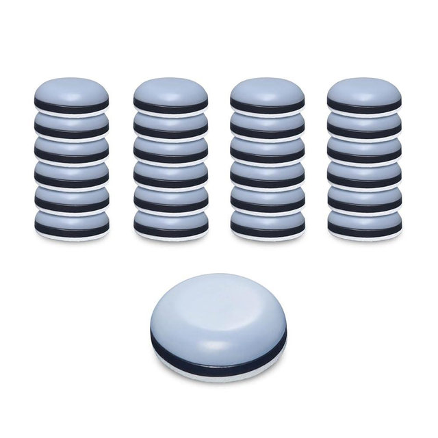 Vasterqua 24Pcs Appliance Sliders, 3/4” Small Self-Adhesive Appliance Sliders for Heavy Kitchen Appliances, Slide Smooth on Countertop, Compatible with Most Kitchen Appliances