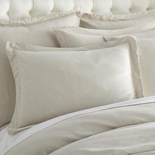 Levtex Home - 100% Linen - Standard Sham - Washed Linen in Natural - Sham Size (26 x 20in.)