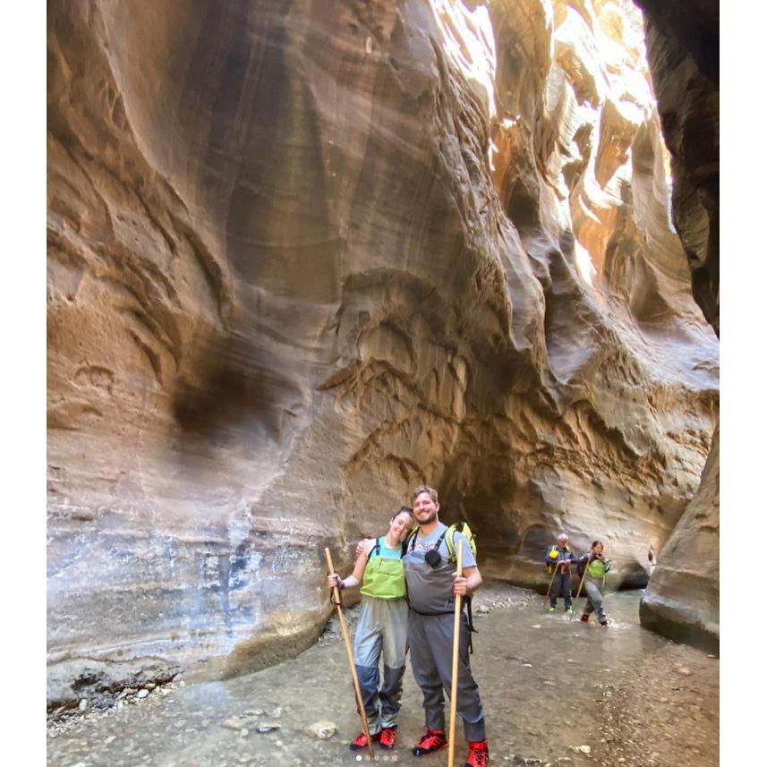Hiking the Narrows in Zion National Park