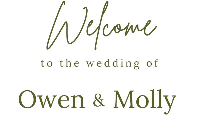 The Wedding Website of Molly Frederickson and Owen Graham