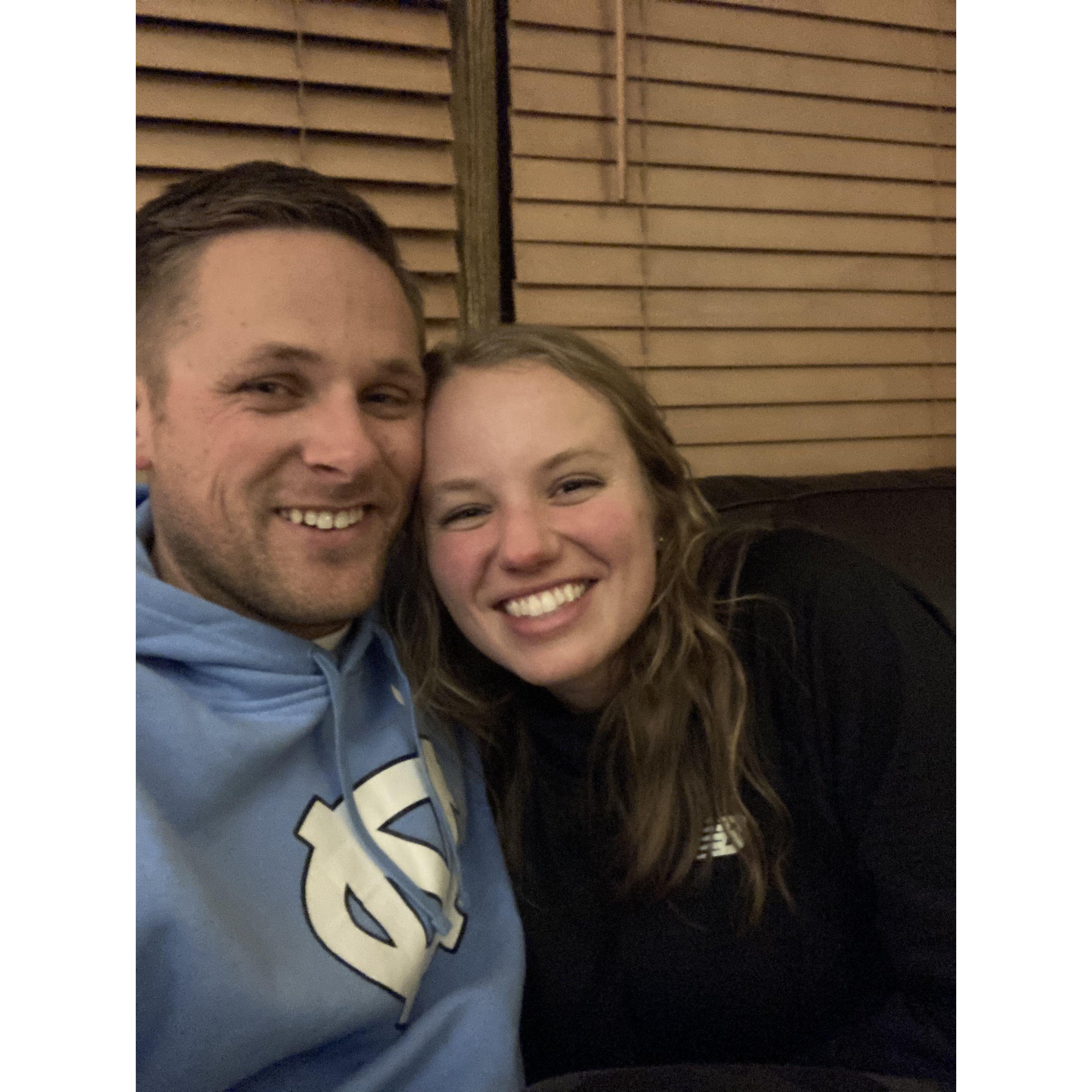 Our first photo together!