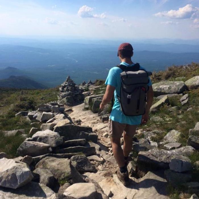 Braving new heights! Our first big hike in the White Mountains in New Hampshire, tackling Mt. Little Haystack.