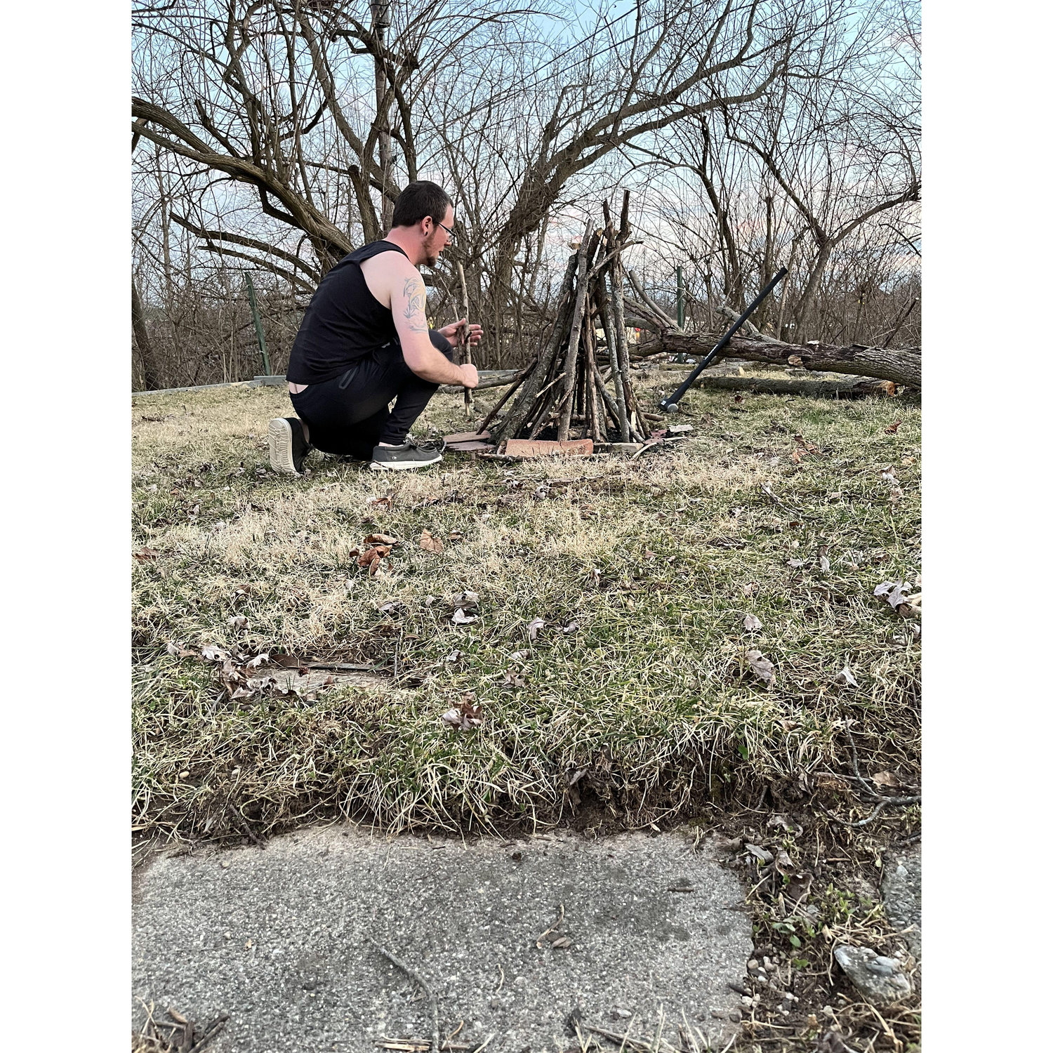 Building a bonfire 2021