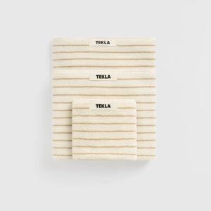 Tekla Fabrics Bath towel (28x55) – striped – Sienna Stripes